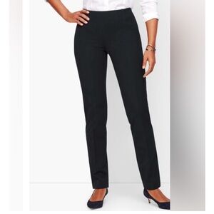 Talbots Bi-Stretch Straight Leg Black Pants